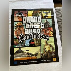 Grand Theft Auto San Andreas Game poster
